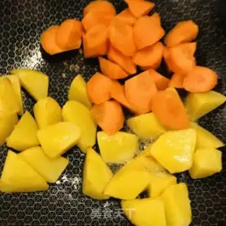 Make Potato carrot and eggplant step 4