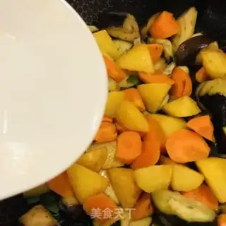 Make Potato carrot and eggplant step 8