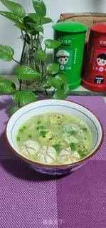 Make The eggball soup step 8
