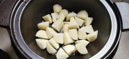 Make Potato mashed cattle step 2