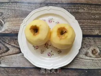 Make Rose eggplant pine varnish apples step 0