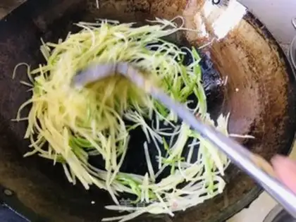 Make Cream pepper with potatoes step 8