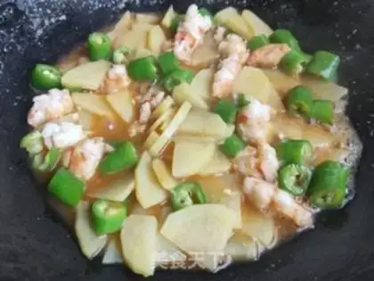 Make Potato chili shrimp step 6