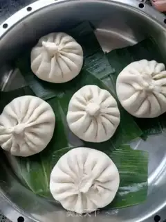 Make Fresh meat buns step 14
