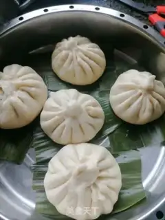 Make Fresh meat buns step 15