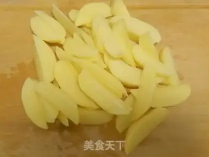 Make Air-cooked fries step 1