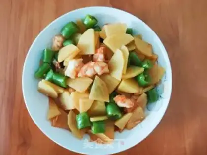 Make Potato chili shrimp step 9