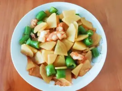 Make Potato chili shrimp step 10