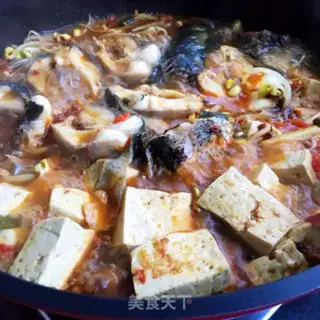 Make Spicy tofu for black fish step 7