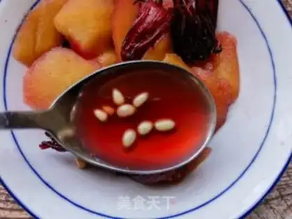 Make Rose eggplant pine varnish apples step 11