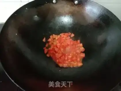 Make Curry tomato eggs step 2