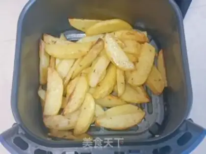 Make Air-cooked fries step 7