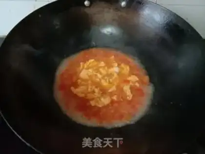 Make Curry tomato eggs step 4