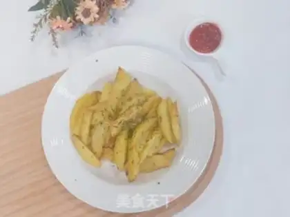 Make Air-cooked fries step 9