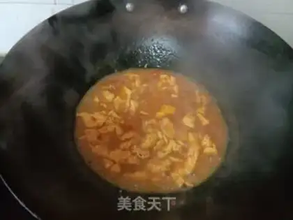 Make Curry tomato eggs step 6