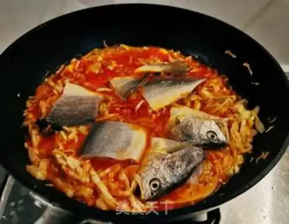 Make Tomato juice and yellow fish step 8