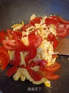 Make Egg tomatoes step 5