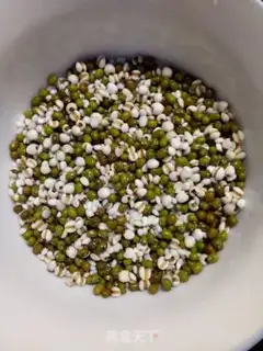 Make Green bean rice congee step 0