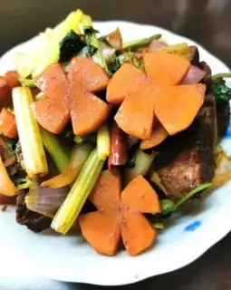 Make Red wine fan bones step 9