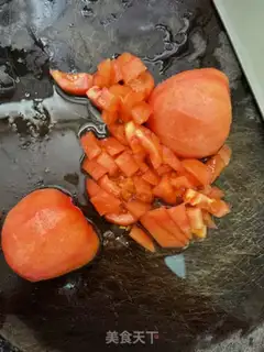 Make Tomato tofu beef pan step 2