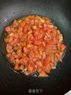 Make Tomato tofu beef pan step 4