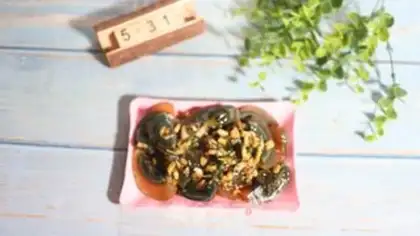 Make Spicy cold eggs step 5