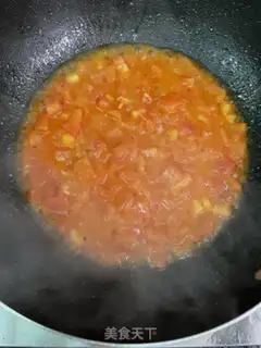 Make Tomato tofu beef pan step 5