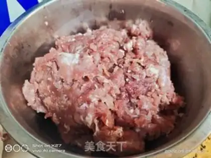 Make Plum-dry meat buns step 3