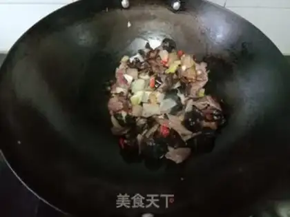 Make Black-mucked meat step 5
