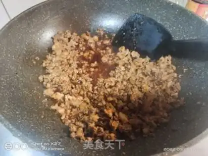 Make Plum-dry meat buns step 4