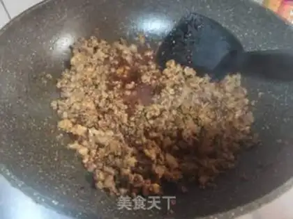 Make Plum-dry meat buns step 5