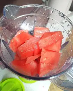 Make Watermelon freeze step 2