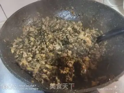 Make Eggs dry and fried beans step 3