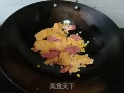 Make Egg and corn step 4