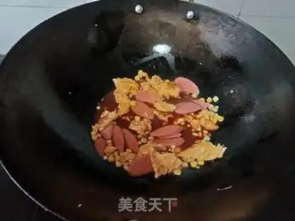 Make Egg and corn step 5