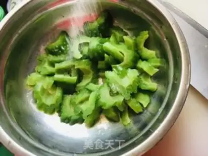 Make A cold, bitter melon step 6