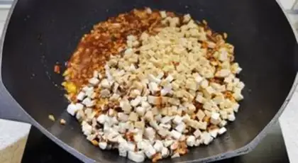 Make Mushroom sauce step 4