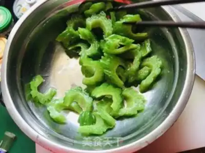 Make A cold, bitter melon step 9
