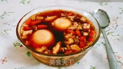 Make Boiled eggs with red sugar step 7