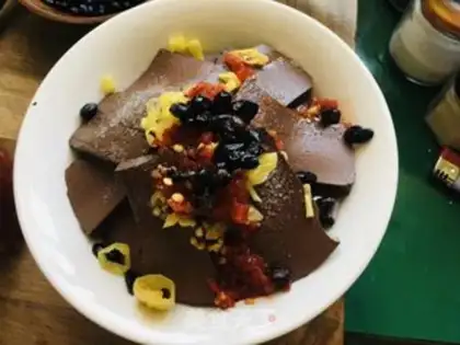 Make A fan of duck blood step 7