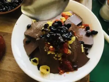 Make A fan of duck blood step 8