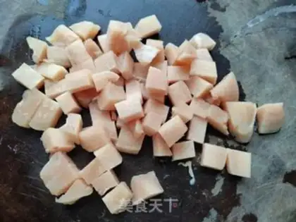 Make Fried potato chicken chest step 0