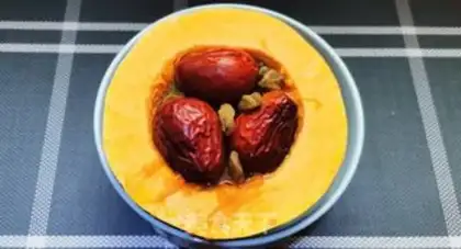Make Pumpkin rice step 4