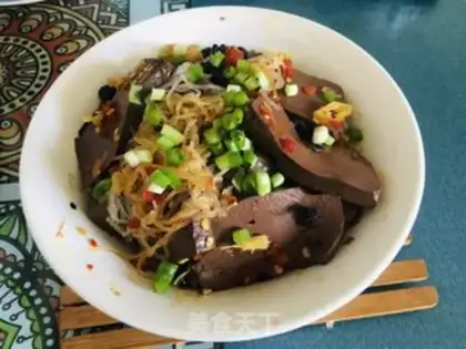 Make A fan of duck blood step 10