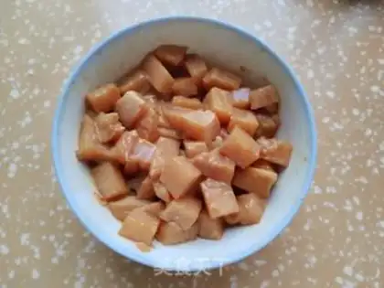 Make Fried potato chicken chest step 2