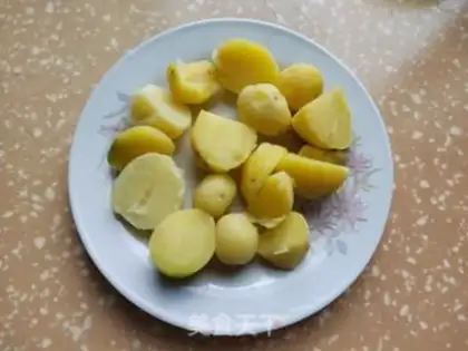 Make Fried potato chicken chest step 3