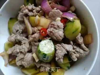 Make cucumber beef step 6