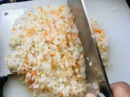 Make Big radish dumplings step 2