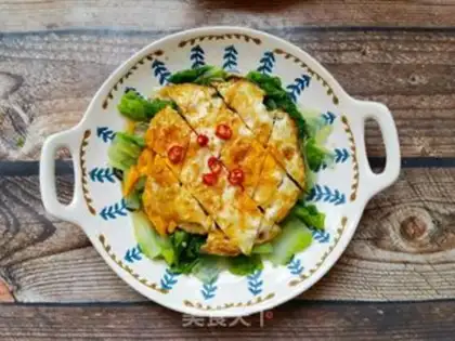 Make Fried omelet step 8