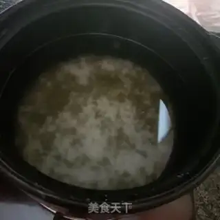 Make Green bean oatmeal step 1